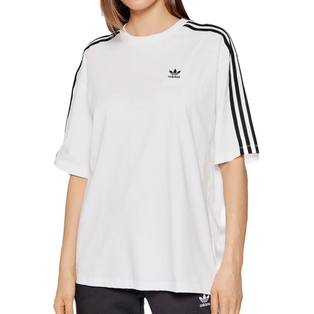 Adidas T-shirt Oversized Blanc Femme Adidas H37796
