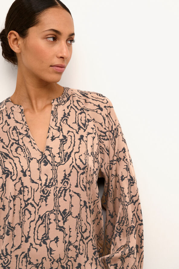Karen by Simonsen LotusKB Blouse Lotus aop almondine