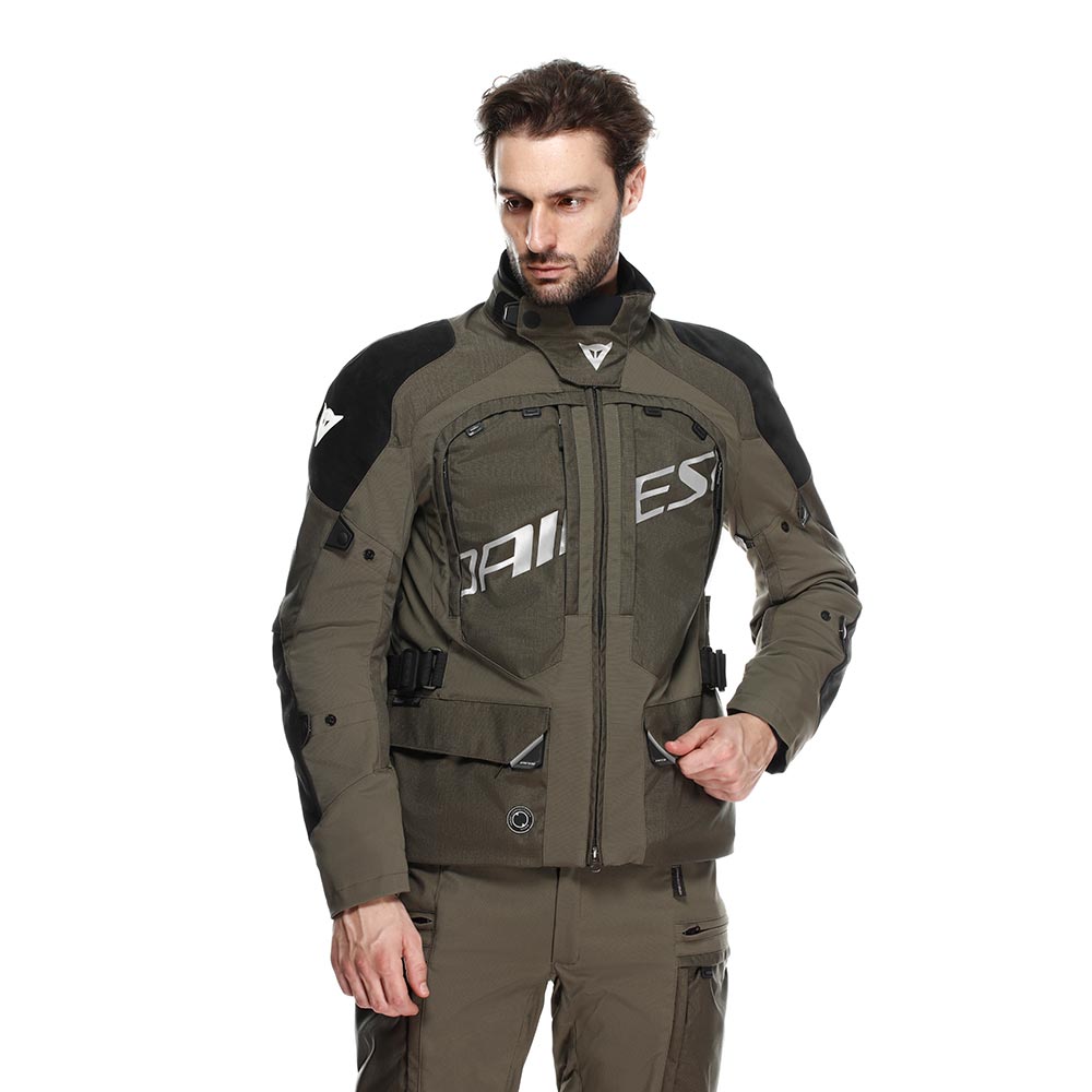 Dainese - Veste Springbok 3L Absoluteshell™ Kaki / Noir / Blanc