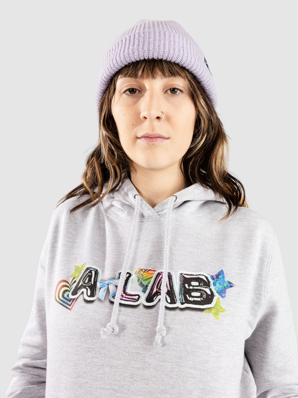 A.LAB Problematic Cutie Hoodie heather grey