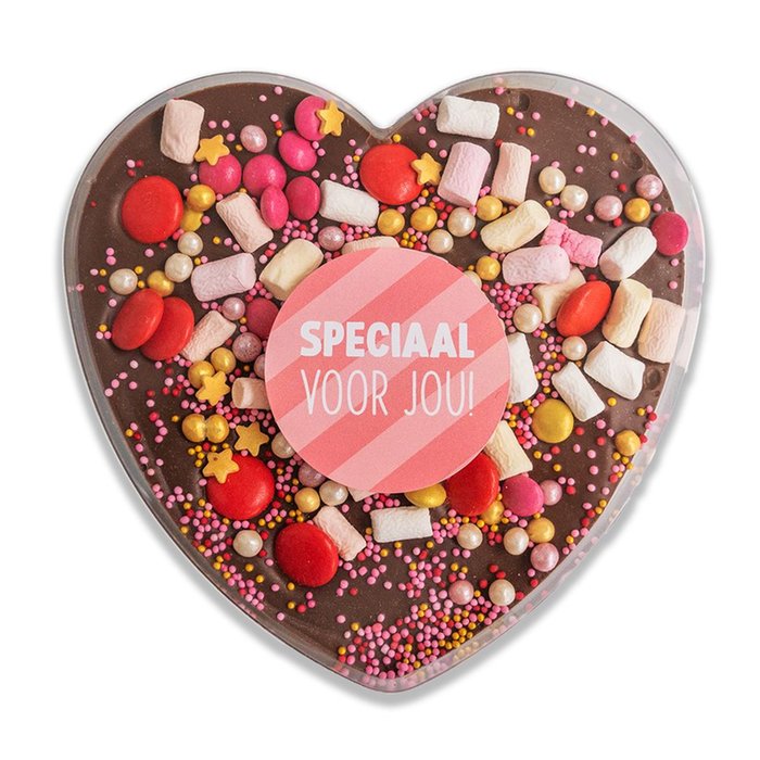 Veel Liefs | Chocolade Hart | Speciaal voor jou | 160g