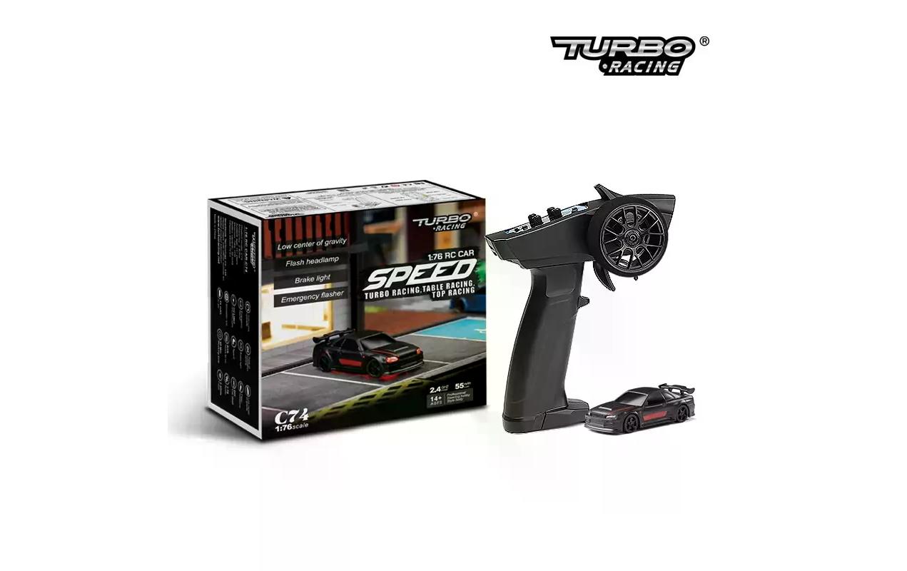 Micro Sport C74, Schwarz, RTR, 1:76Vollwertiges RC-Auto im micro Format