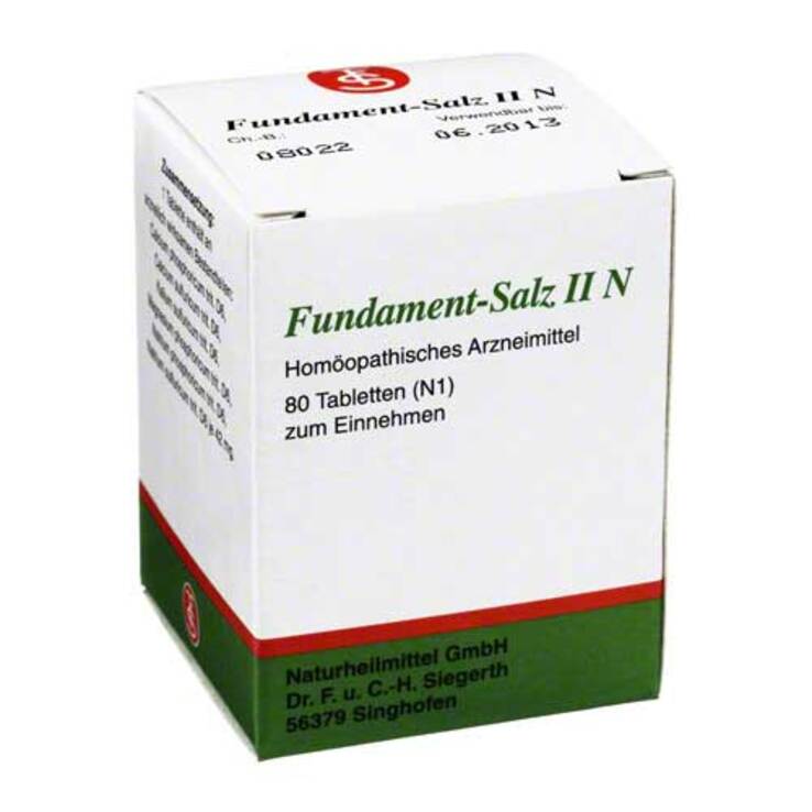 Fundament Salz II N Tabletten, 80 St