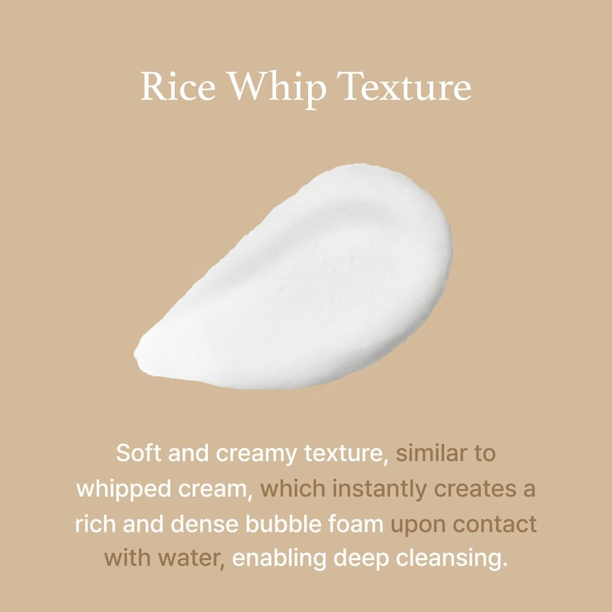 Ik kom uit - Rice Whip Facial Cleanser Mini