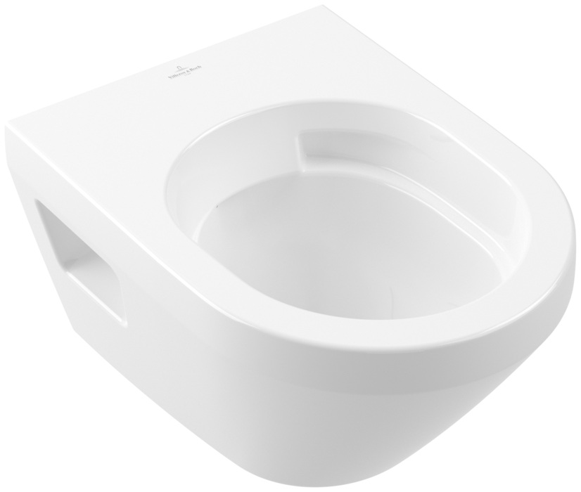 Villeroy & Boch Architectura compact randloos toilet met TwistFlush rond wit glans