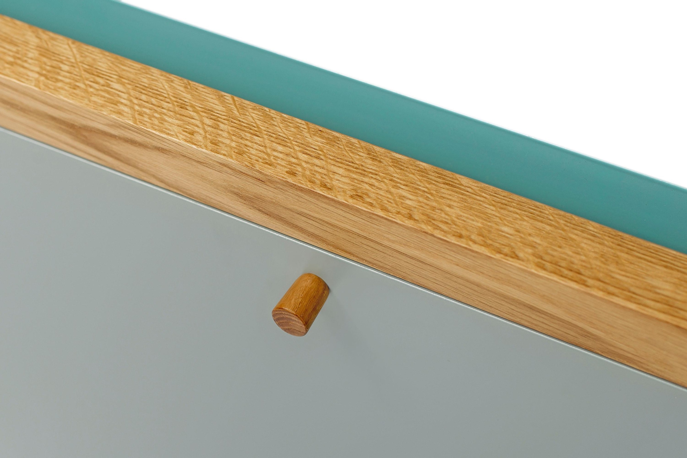 Woodman Klapptisch »Brenta« zum aufklappen, platzsparend, Rahmen aus massiver Eiche, FSC®