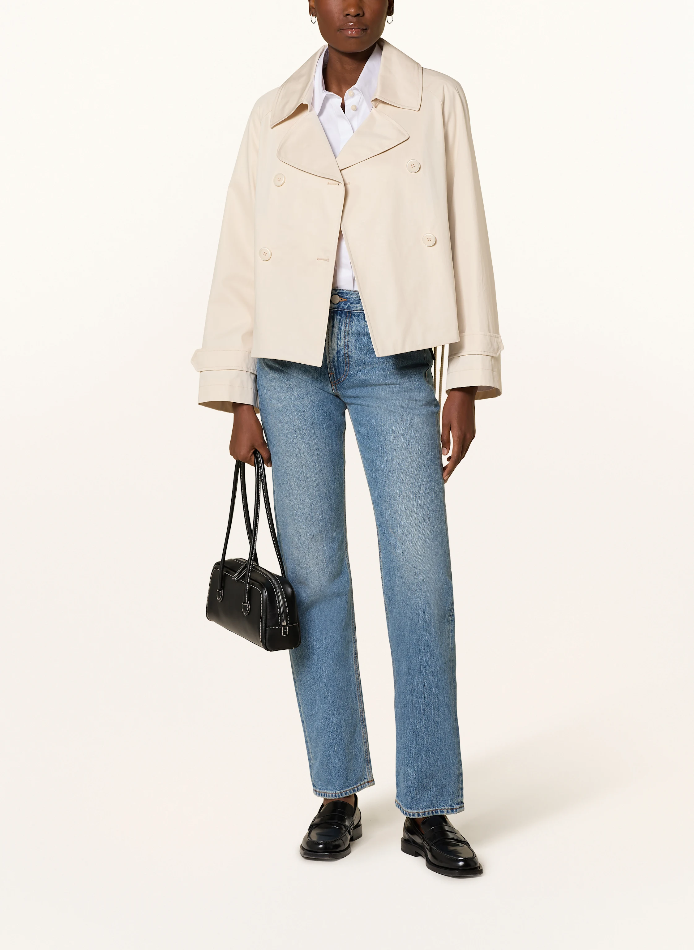 DUNO Cropped-Trenchcoat