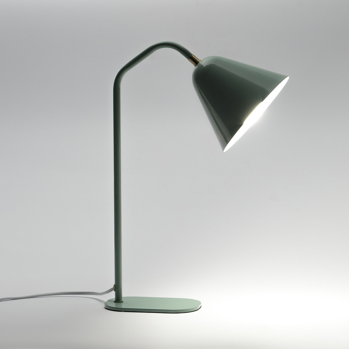 LA REDOUTE INTERIEURS<br>Candeeiro de mesa em ferro, Copita
