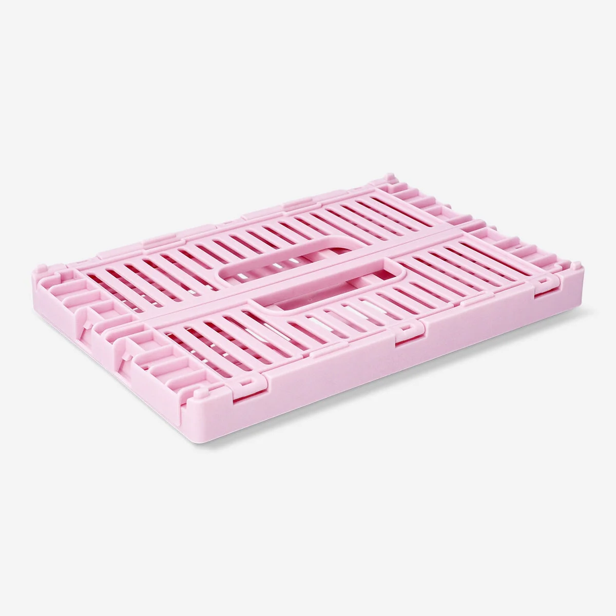 Pink sammenklappelig opbevaringsboks - Large