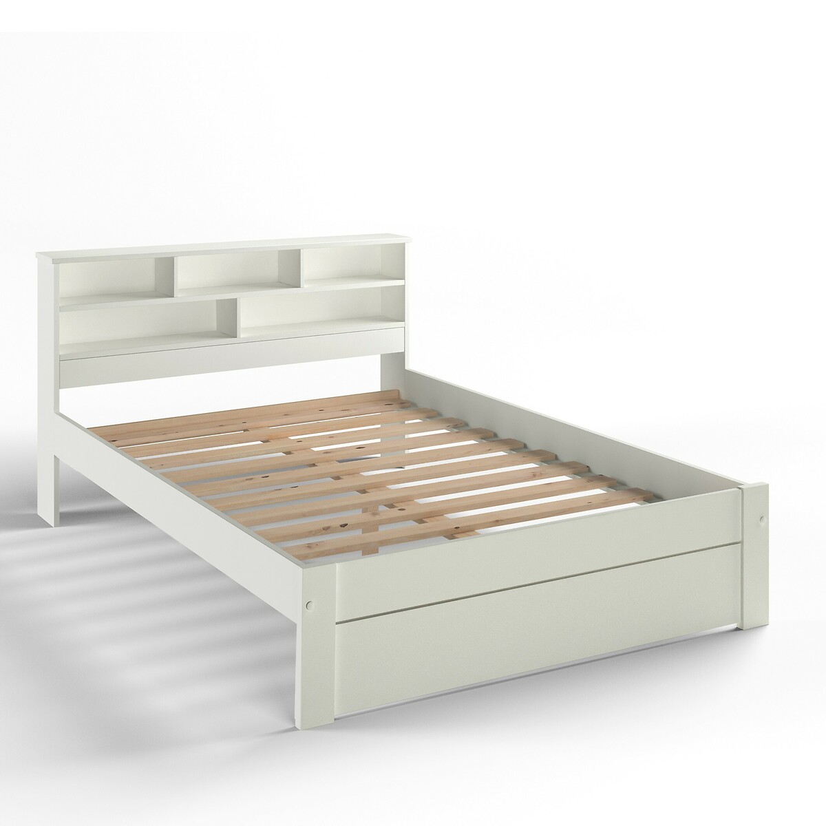 LA REDOUTE INTERIEURS<br>Cama em pinho maciço e MDF, com estrado de ripas Nikko