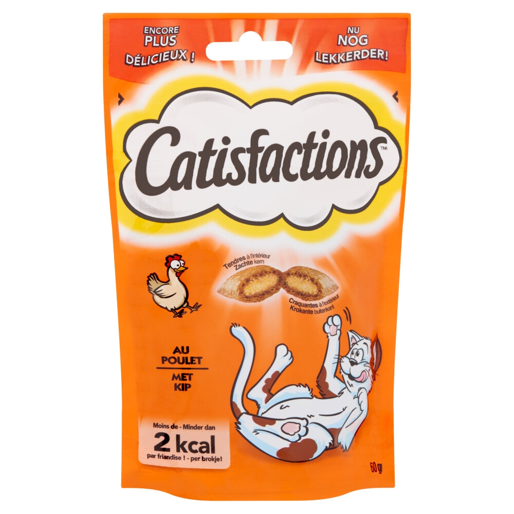 Catisfactions Kattensnoepjes Kip 60 gr