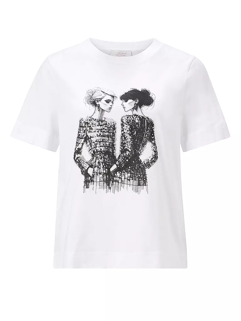 RICH & ROYAL T-Shirt weiss
