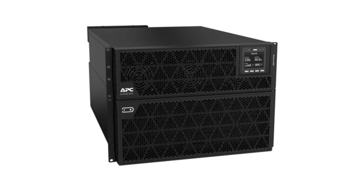 APCSmart-UPS On-Line SRTG15KXLI Noodstroomvoeding ups  (Zwart, 15kW, 230V&400V hardwired in&uit, NMC)