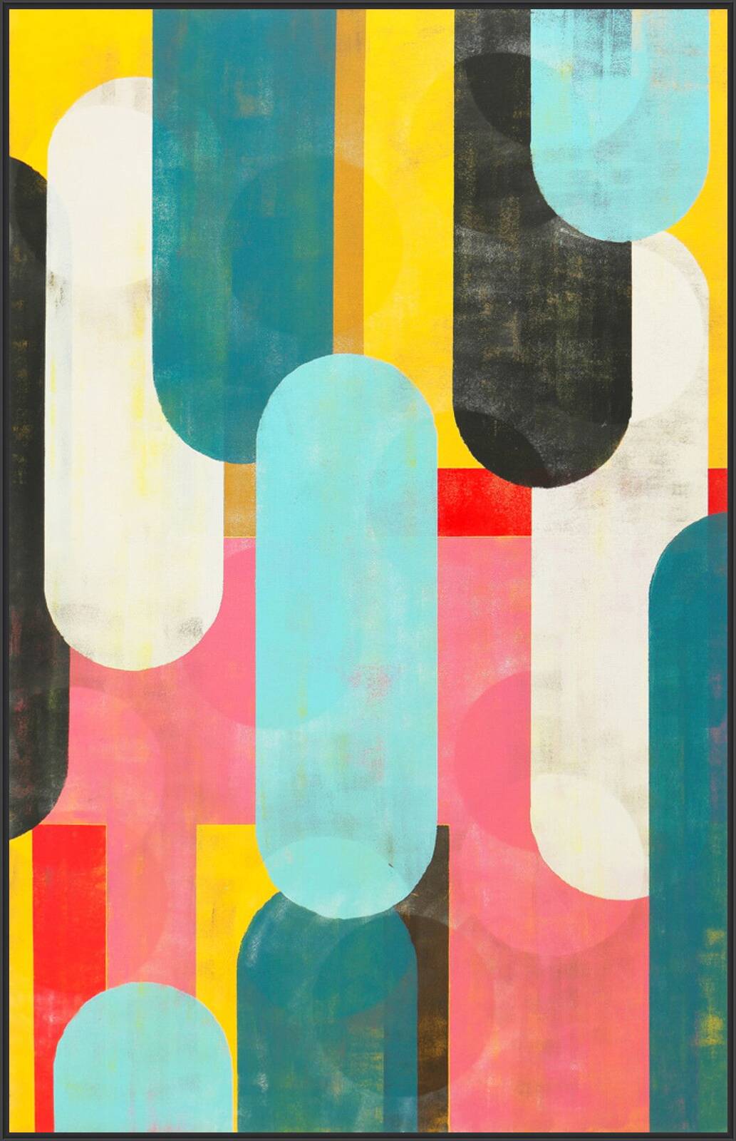 Traffic Pink Vertical II by Ronald Hunter - Limited Edition. Edition of: 150. Signed.