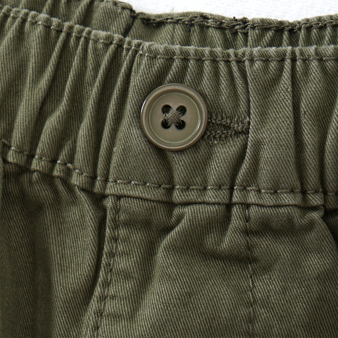 Topolino Jungen Shorts in unifarben dunkelgrün
