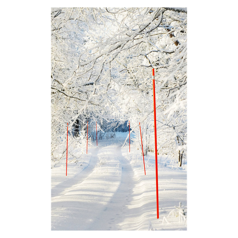 Brøytepinner 6-pk 180 cm