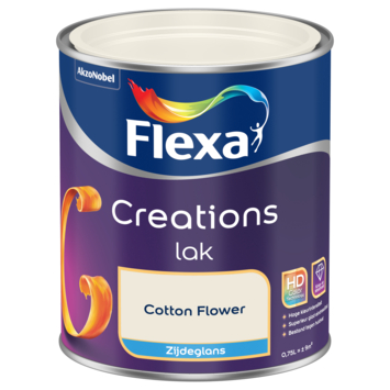 Flexa Creations binnenlak zijdeglans cotton flower 750 ml