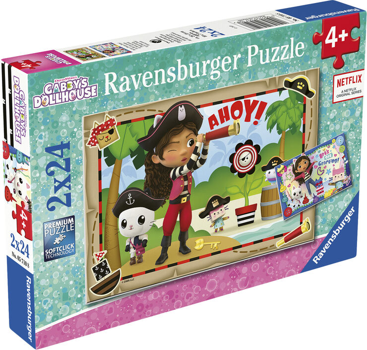 Ravensburger puslespil Ass Ravnsburger 2x24 brikker