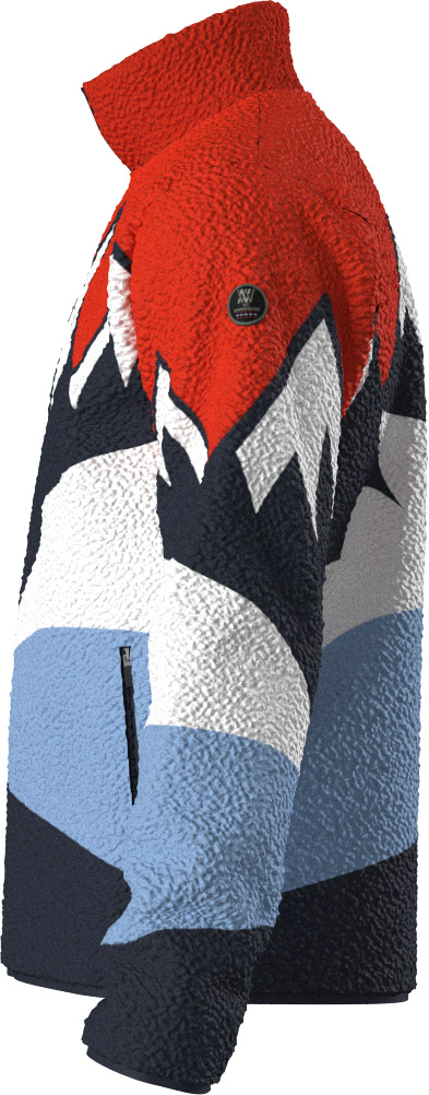 SnowFun Pile Jacket men Flame