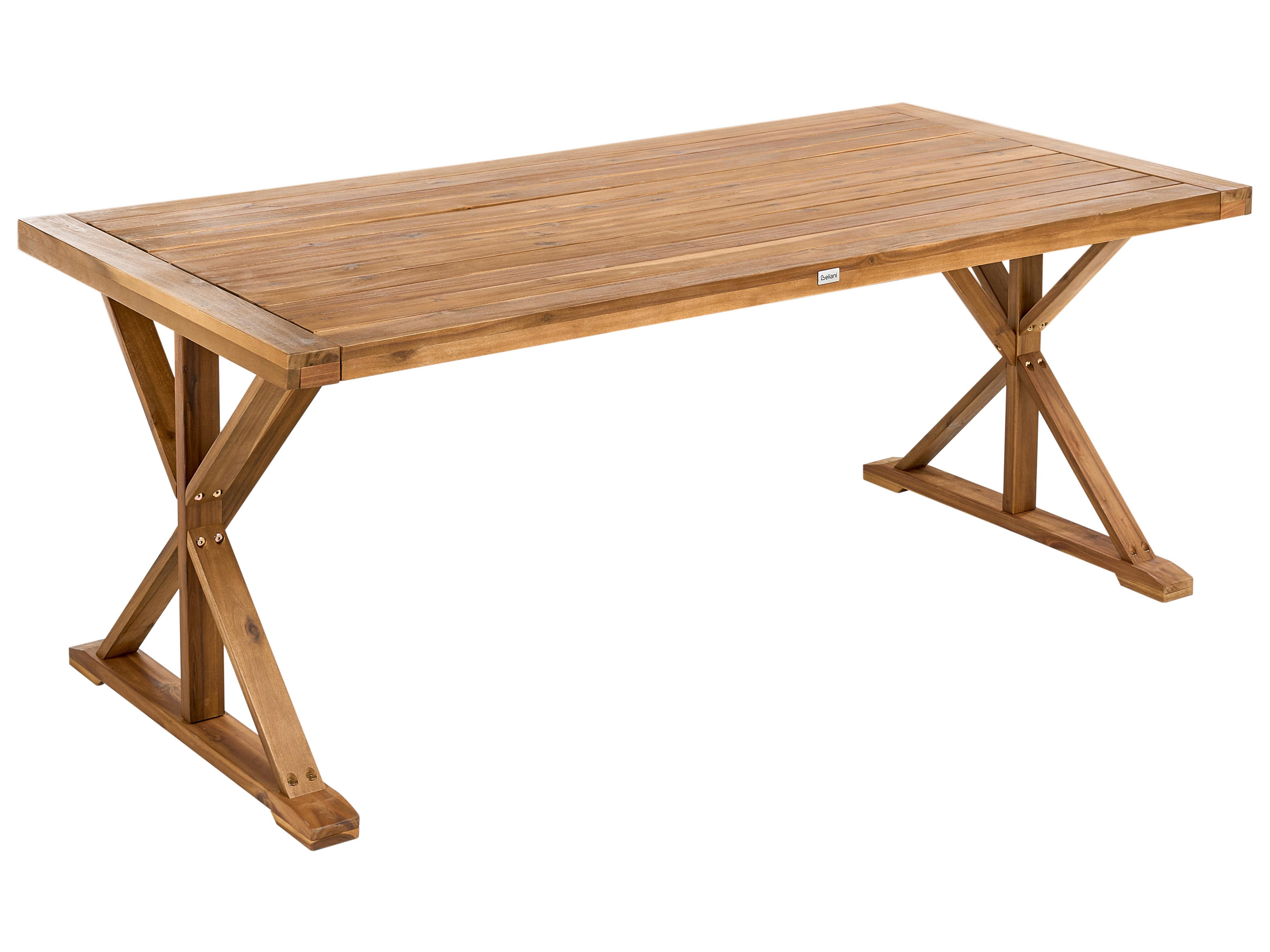 Tuin eettafel CALABRITTO 90 cm 180 cm Acaciahout Bruin