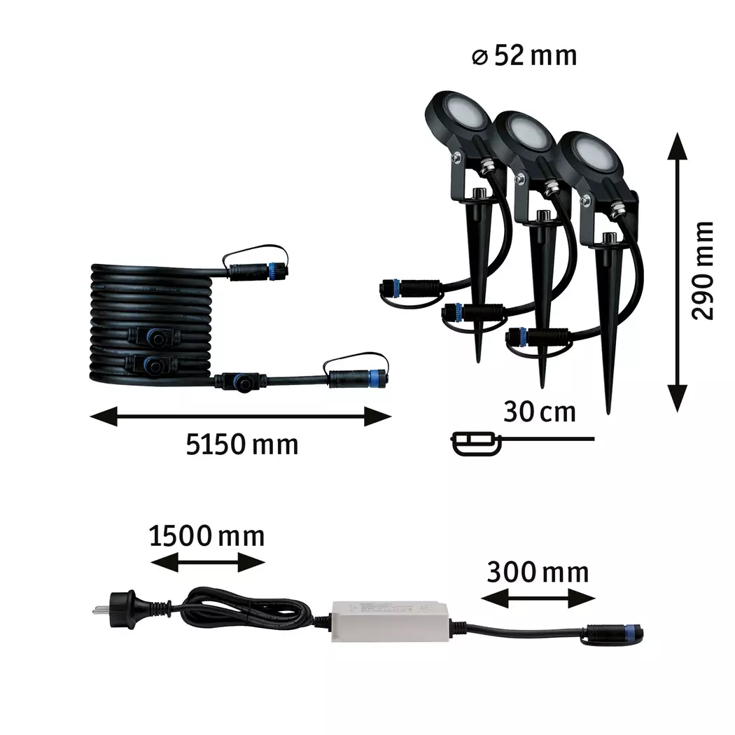 LED-Erdspieß Plug&Shine