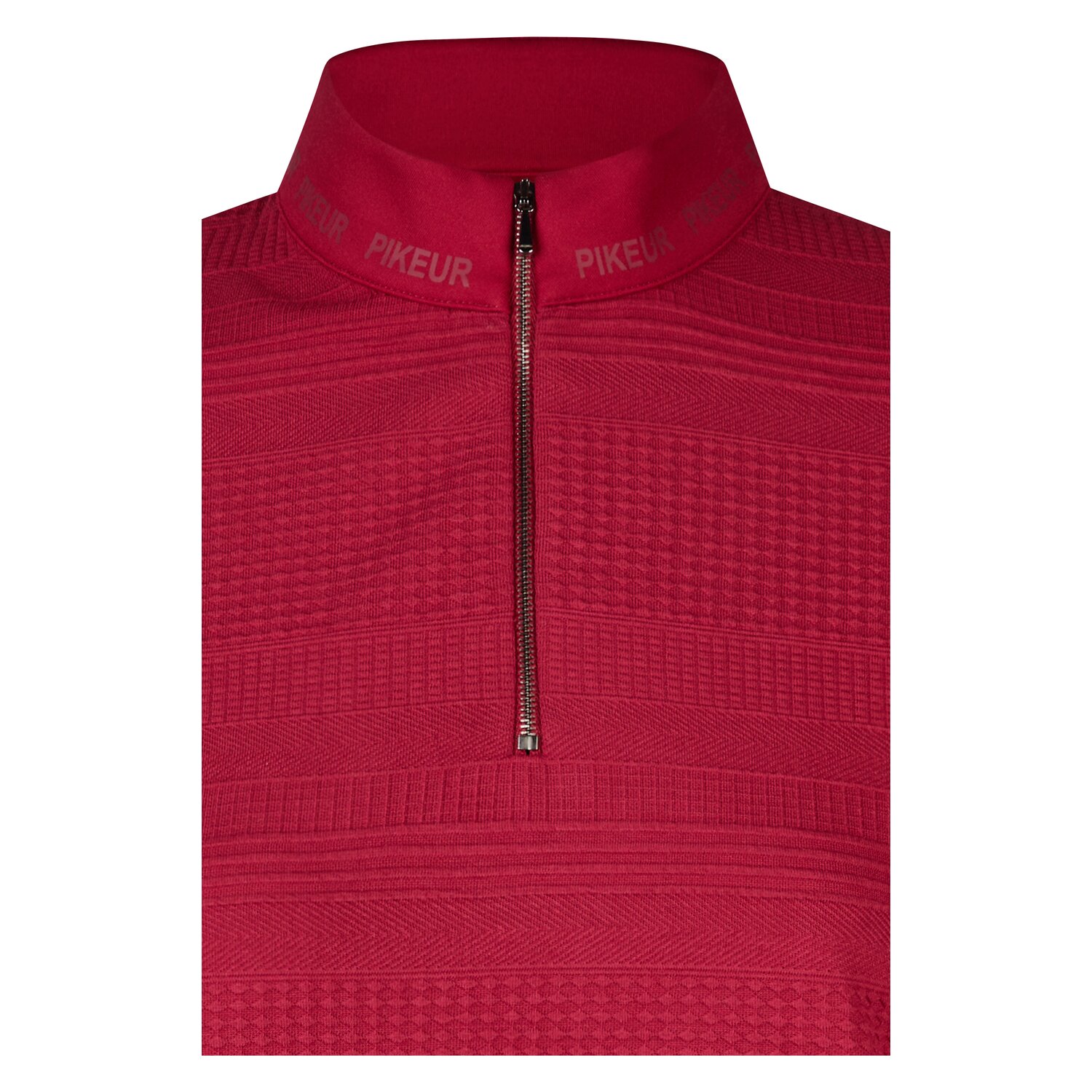 PIKEUR Sports Collection Struktur-Shirt  - rumba red
