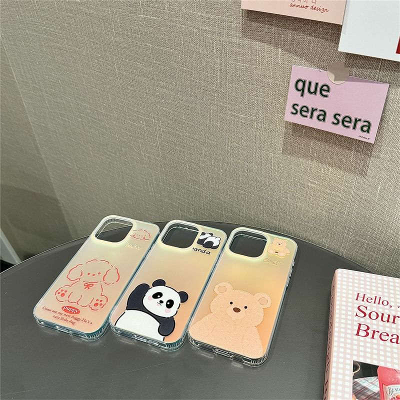 Elliure - Dieren telefoonhoesje / bandje / set - iPhone 16 Pro Max / 16 Pro / 16 Plus / 16 / 15 Pro Max / 15 Pro / 15 Plus / 15 / 14 Pro Max / 14 Pro / 14 Plus / 14 / 13 Pro Max / 13 Pro / 13 / 13 Mini