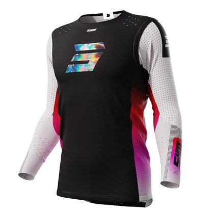 Maillot cross Shot AEROLITE - HONOR 2024 - Noir / Multicolore