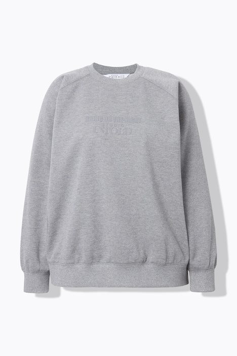 Sweatshirt, oversized, Glitzereffekt, Statement Print