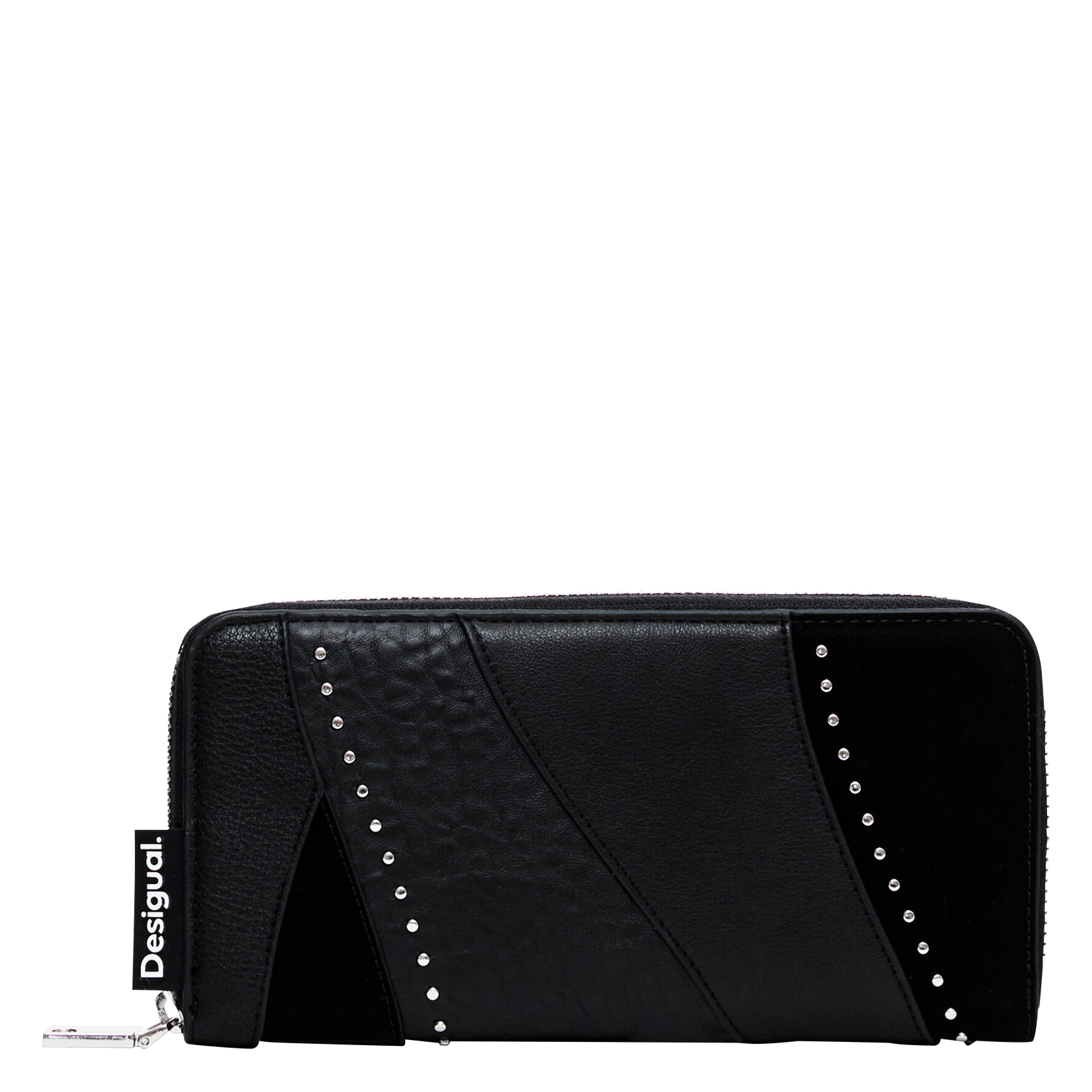 Portefeuille motif vagues | Noir