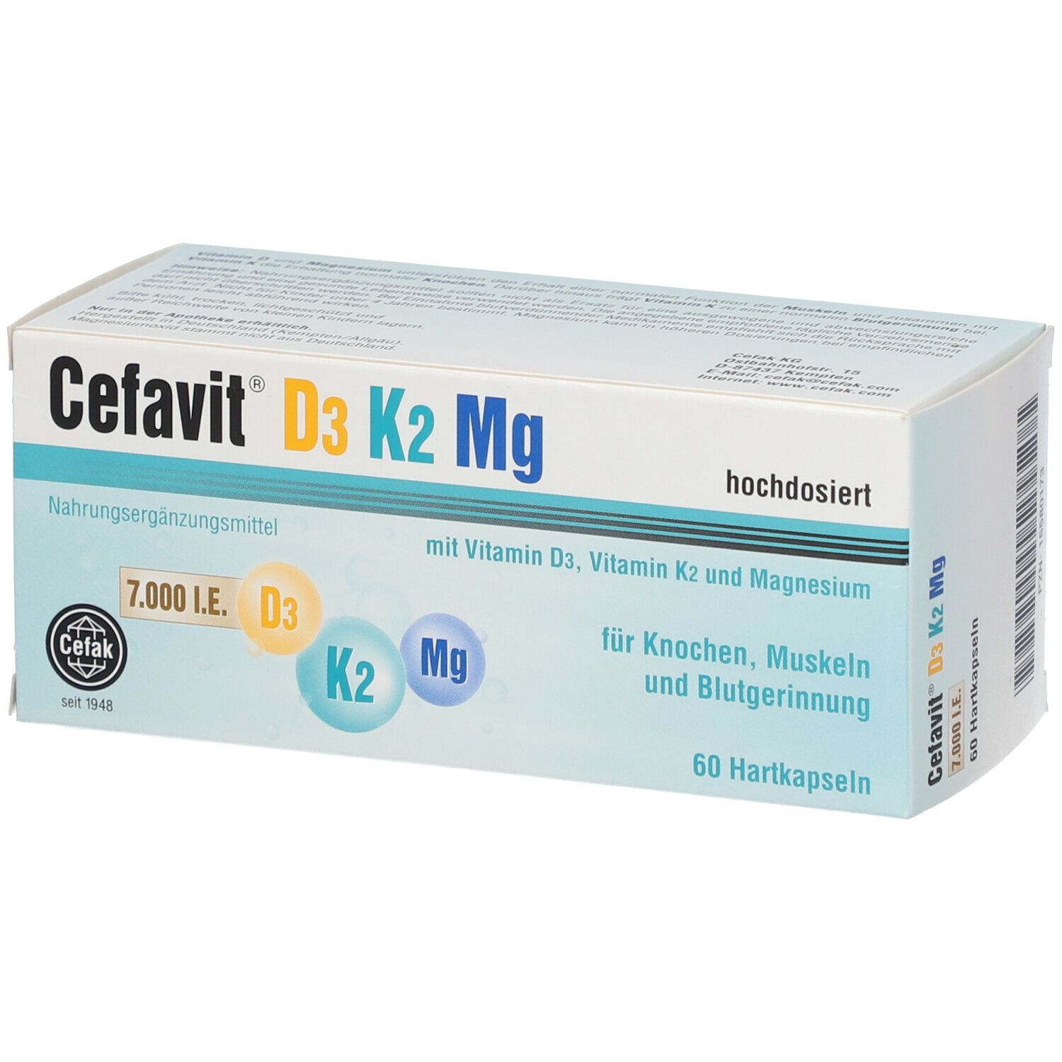 Cefavit® D3 K2 Mg 7.000