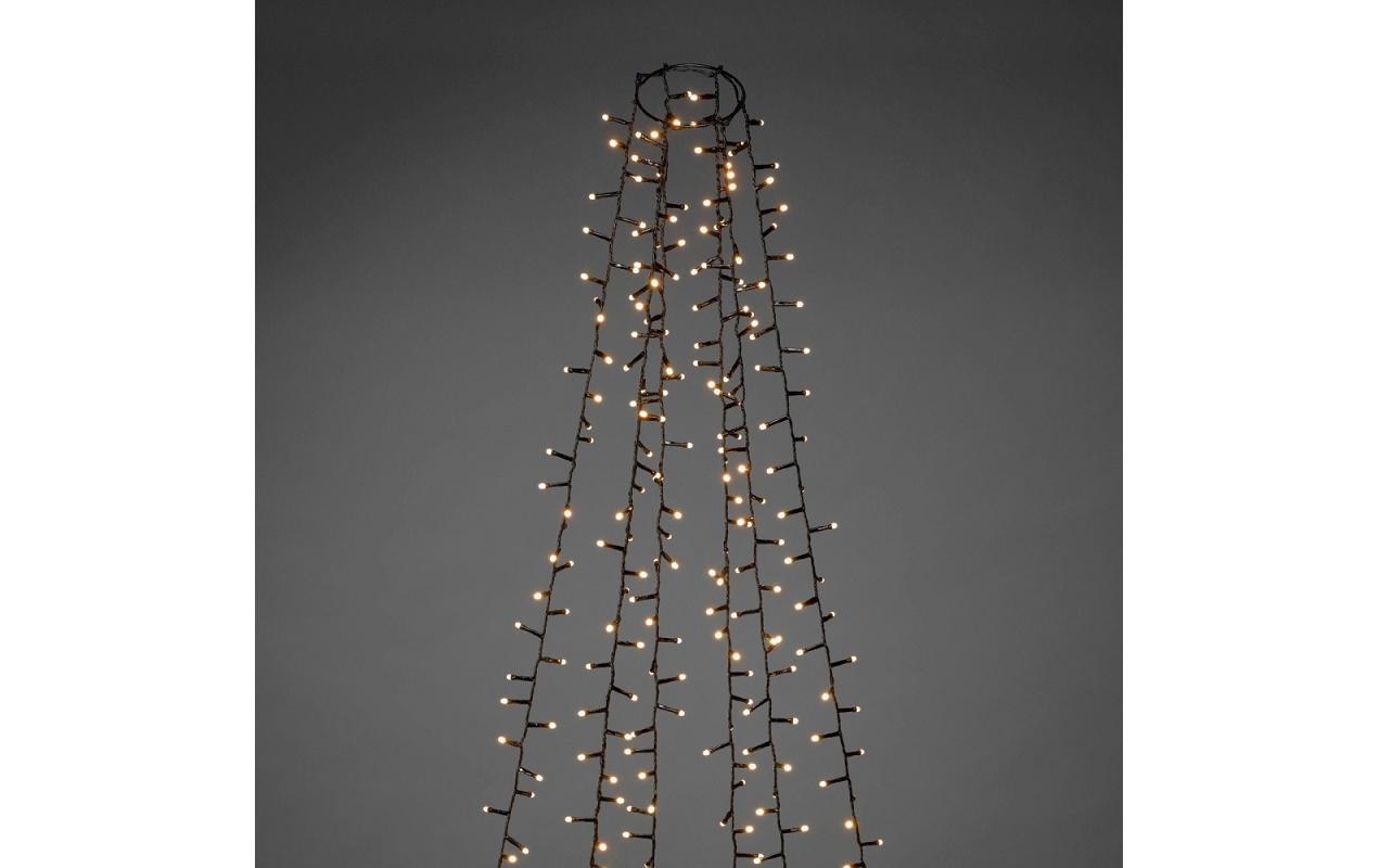 LED Baummantel mit Ring 6 Stränge, 660 LampenMicro LED Compactlights