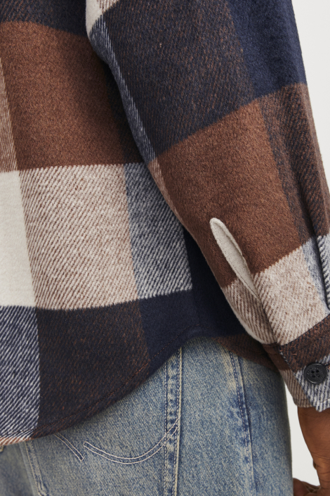 Jack & Jones beige heren overhemd