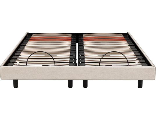 EPEDA - Sommier Electrique 2 x 90 x 200 Horizon 1820D lin + 2x balade équilibré