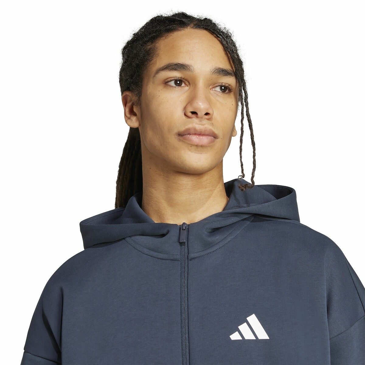 ADIDAS ROUPAS ESPORTIVAS<br>Jaqueta com capuz e 3 listras Future