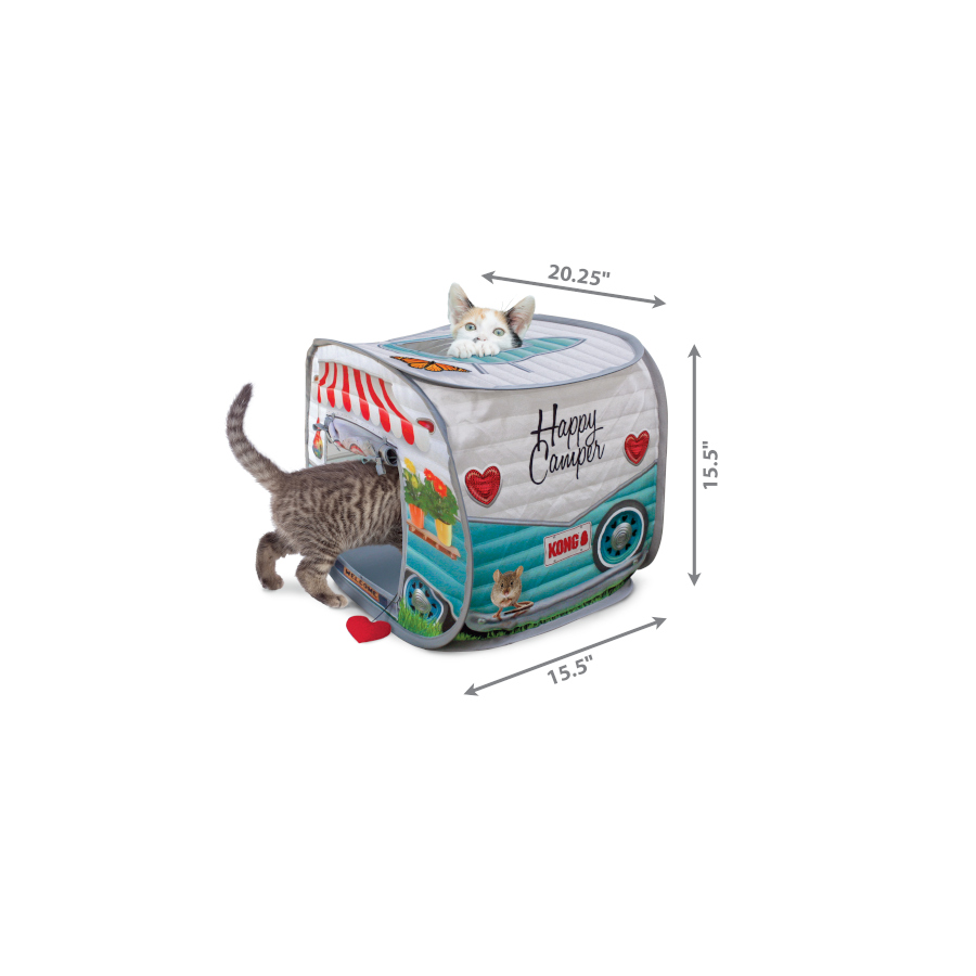 Casa de Brinquedo para Gatos Kong Play Spaces Camper