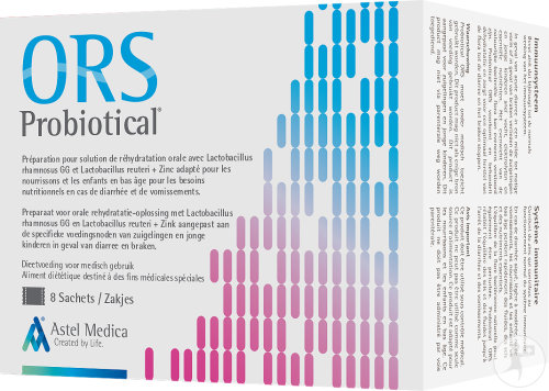ORS Bactecal Solution De Réhydratation Orale Nourrissons Enfants Adultes Et Séniors 8 Sachets