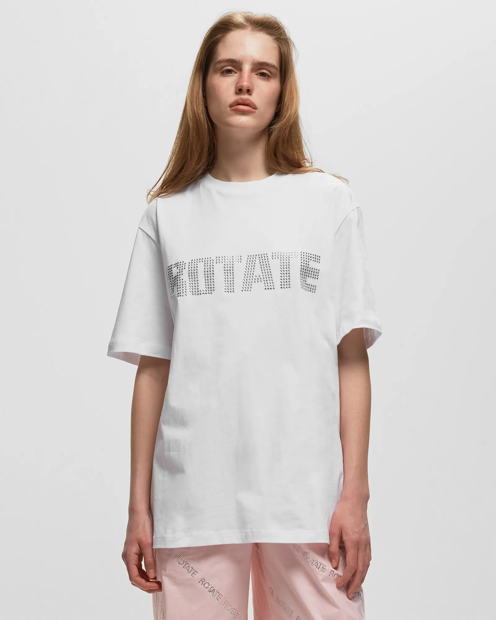 ROTATE Birger Christensen Jersey Straight T-Shirt