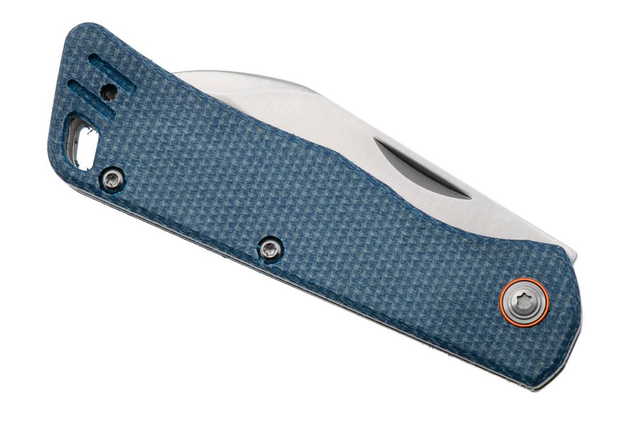 Black Fox Teeny BF-785 Satin D2, Blue Micarta, zakmes