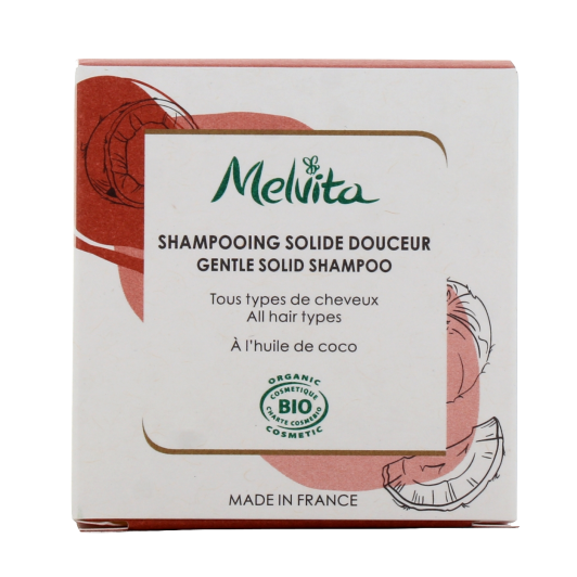 Shampooing solide douceur Melvita - Tous types de cheveux