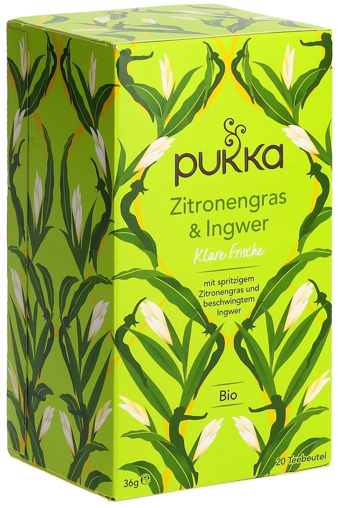 PUKKA Zitronengras & Ingwer Tee Tees bio Btl 20 Stk