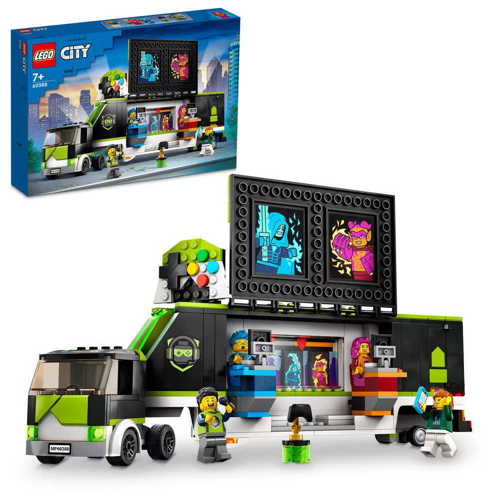 LEGO®CITY 60388 - LE CAMION DE TOURNOIS DE JEUX VIDEO