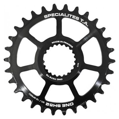 PLATEAU VTT DIRECT MOUNT  POUR SHIMANO XTR M9100 - XT M8100 - SLX M7100 TA ONE SH52 30DTS COMP M900 10-11-12V. NOIR