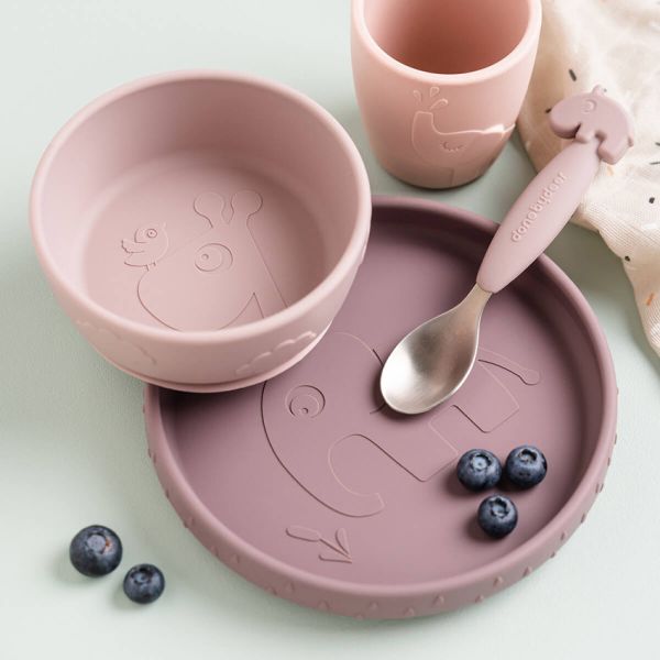 Done by Deer Deer Friends Stick&Stay Dinerset - Blue