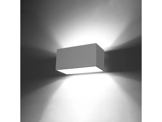 Sollux QUAD MAXI Applique murale encastrable à 2 lumières blanc