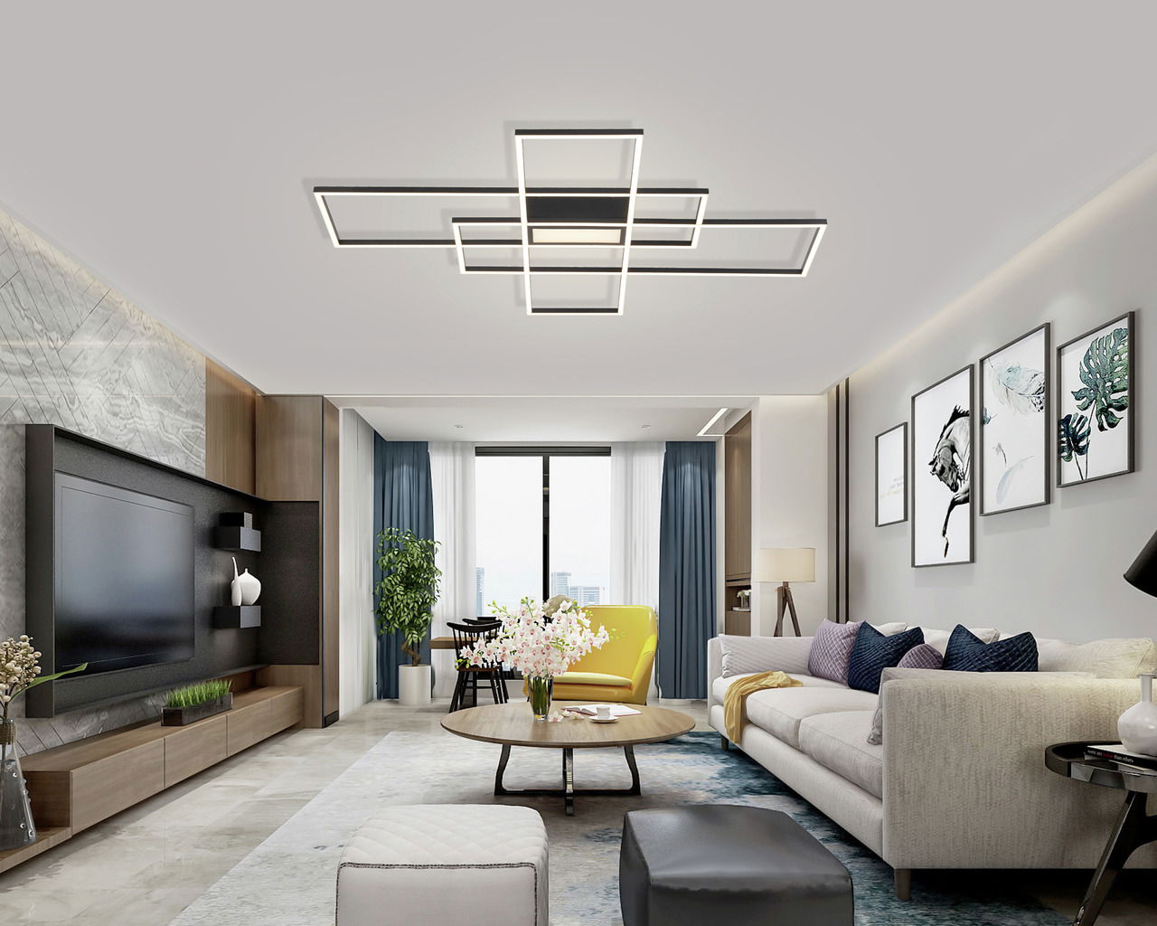 Novel LED-Deckenleuchte