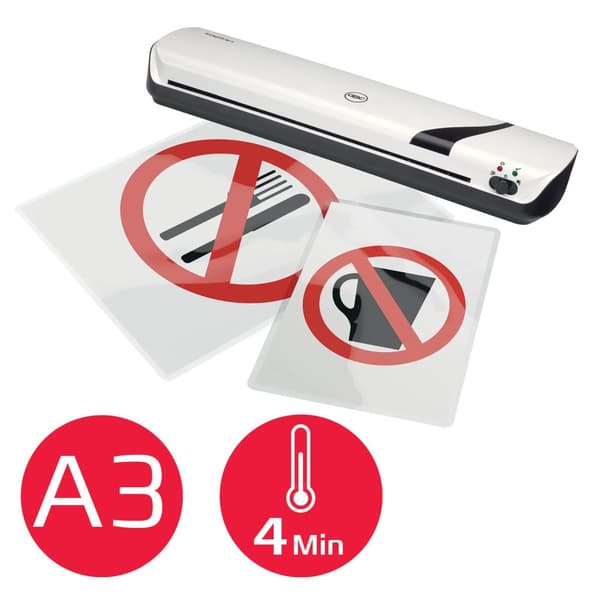 GBC Inspire+ A3 - Laminator - varm- eller kaldlaminator - pung - 33 cm