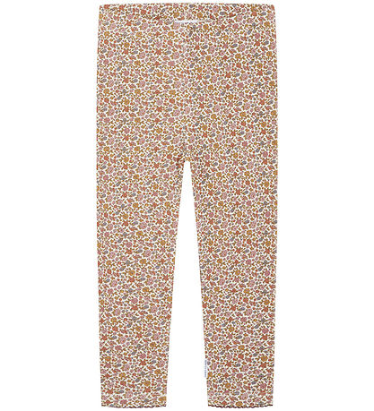 Hust and Claire Leggings - Waffel - Lamia - Hafermilch m. Blumen