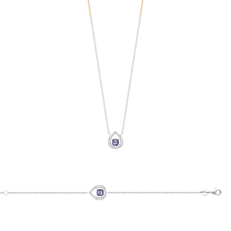 Collier Femme - Argent 925 - Longueur : 45 cm