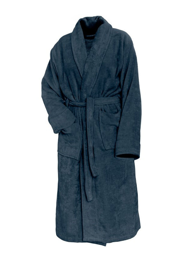 LINNICK Pure Badjas Velours ocean blue XXL